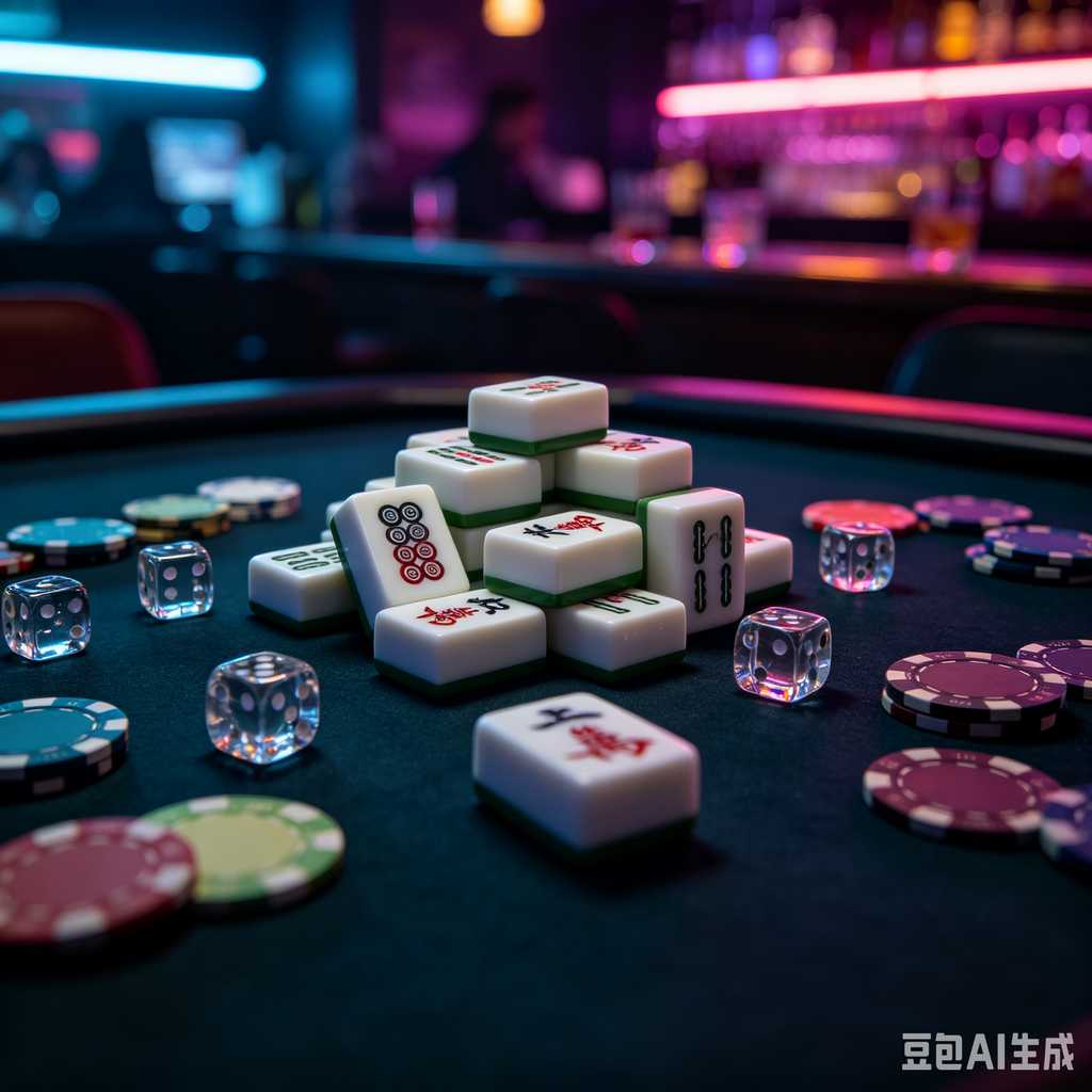 wooden mahjong set