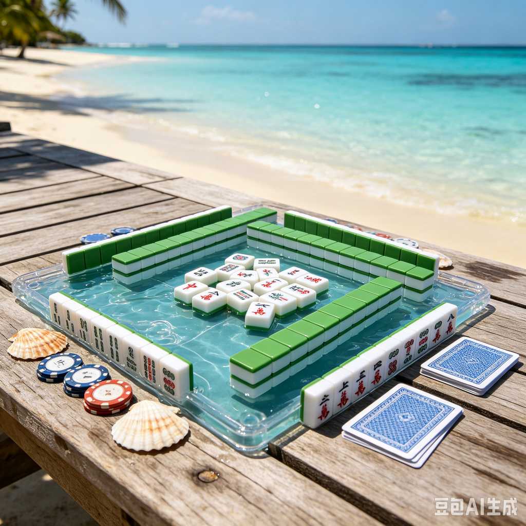 floral design mahjong set
